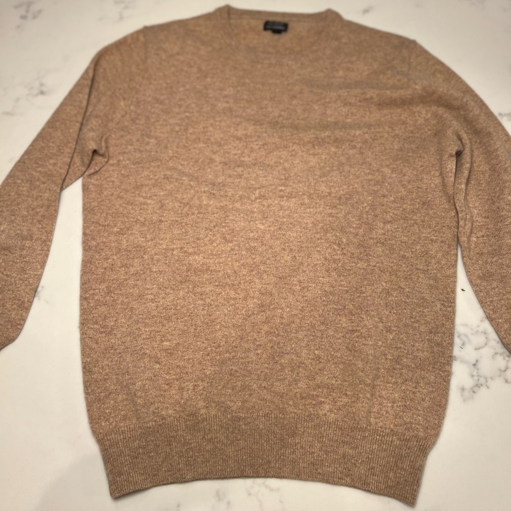 Jcrew cashmere/cotton crew neck sweater